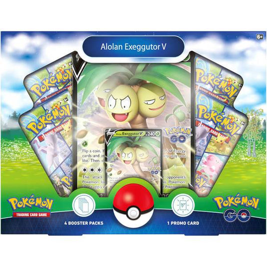 Pokémon TCG: Pokémon GO Collection-Alolan Exeggutor V booster packs