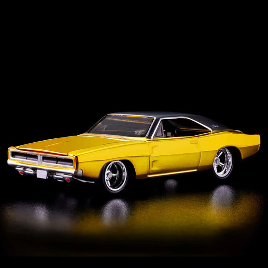 Hot Wheels Collectors RLC Exclusive 1969 Dodge Charger R-T  (Yellow) 1/64