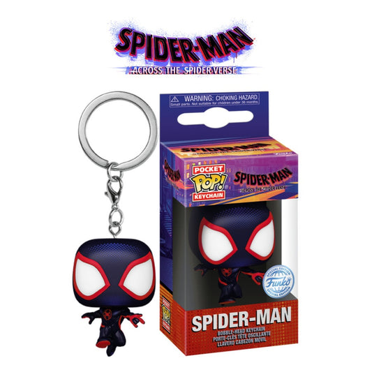 Funko Pocket Pop! Vinyl Keychain - Spider-Man: Across the Spider-Verse (2023) - Miles Morales as Spider-Man (Thwip Hand)