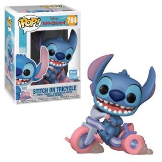 Funko Pop Disney Lilo & Stitch :Stitch on Tricycle (funko shop limited edition)