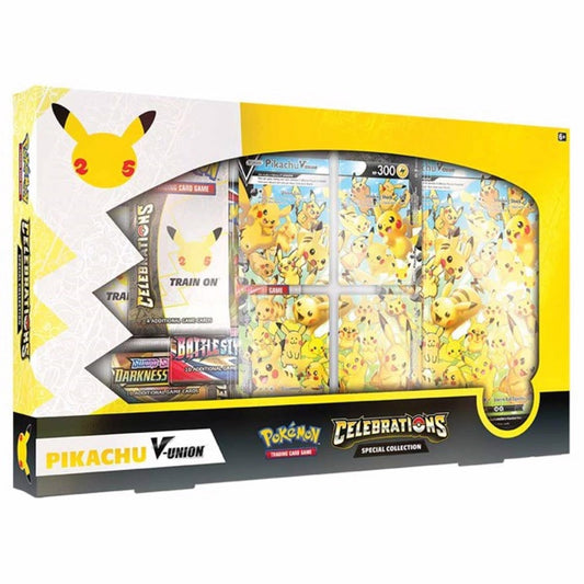 Pokemon 25th anniversary Celebrations Pikachu V- Union special collection booster pack