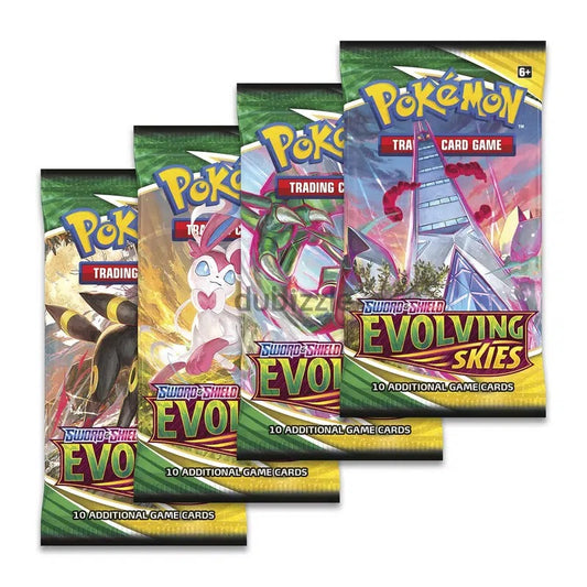 Pokémon TCG:Sword&Shield-Evolving Skies Sleeved Booster Pack(10 Cards)