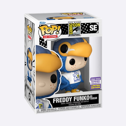 Freddy Funko Pop! Freddy Funko as Toucan (SE)(2023 summer convention exclusive)limited edition