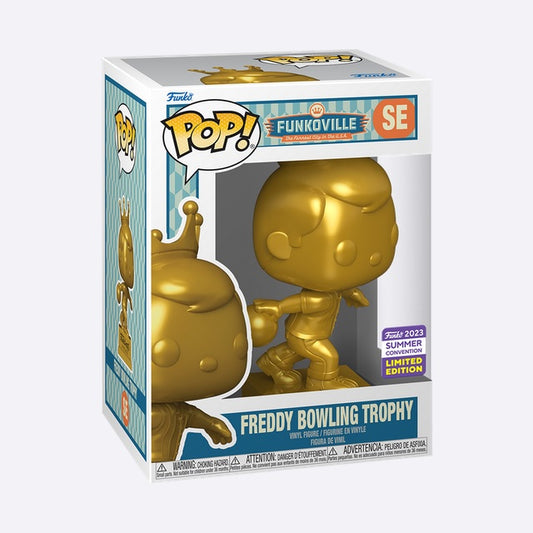 Freddy Funko Pop! Freddy Funko Bowling Trophy (Funkoville 2023 summer convention)(limited edition)
