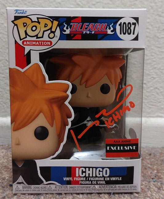 Funko Pop Bleach PSA DNA  Ichigo  signed by Johnny Yong Bosch (AAA Anime Exclusive)