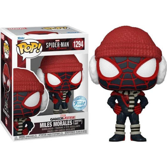 Funko Pop Marvel's  Spider-Man: Miles Morales - Miles Morales (Winter Suit) #1294 special edition