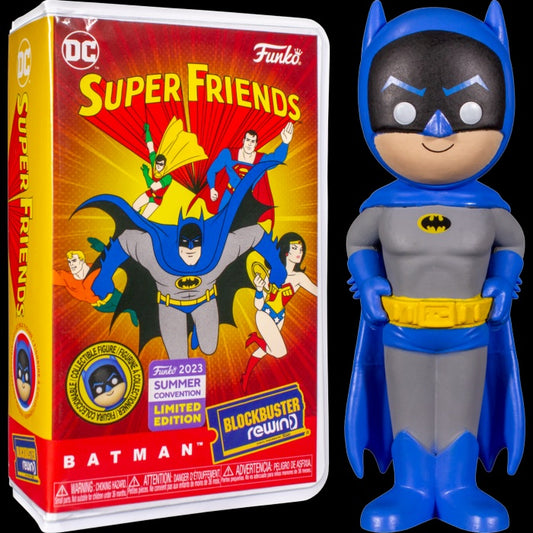 funko Blockbuster Rewind Super Friends Batman (2023 Summer Convention exclusive) with chance of chase
