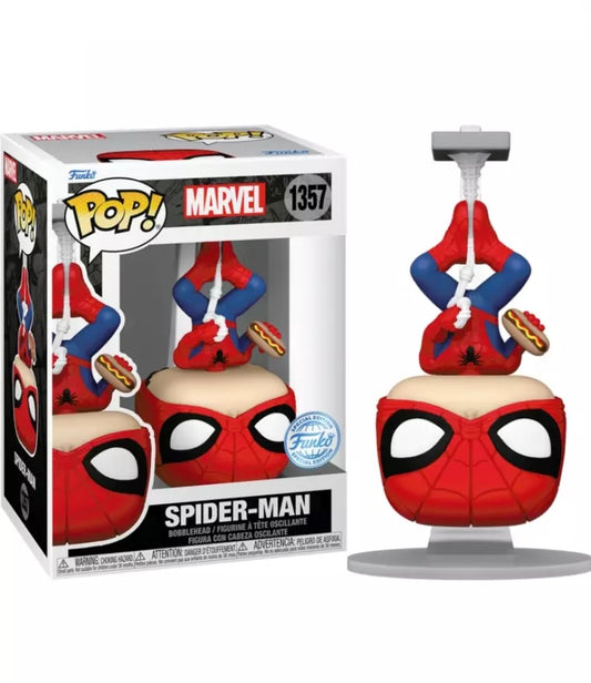 Funko Pop Marvel Spider-Man - Upside Down Spider-Man with Hot Dog