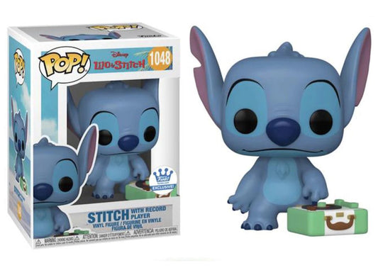 Funko Pop ! Disney Stitch with Record Player (funko exclusive)