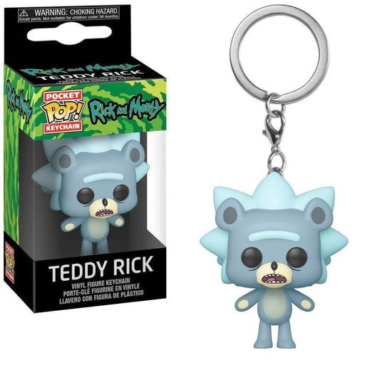 Funko  Rick and Morty - Teddy Rick Pocket Pop! Vinyl Keychain