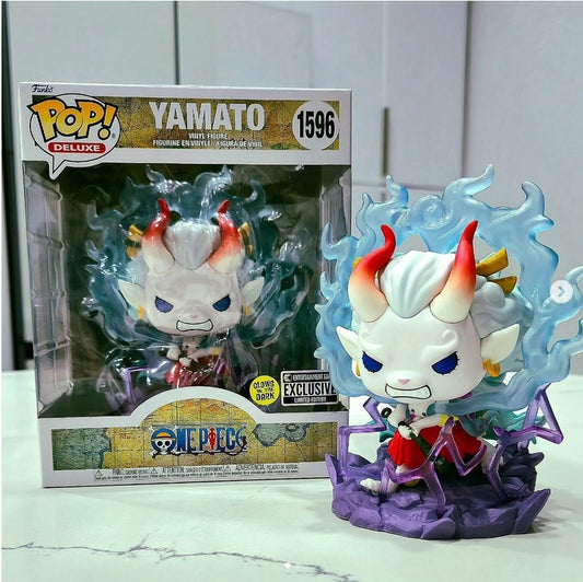 Funko Pop Animation -Deluxe 6 inch One Piece - Yamato (Beast Form) Glows In The Dark