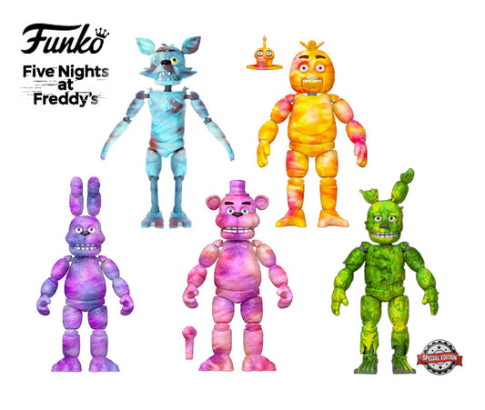 Funko Movies Five Nights At Freddy's "Tie-Dye" Action Figures!